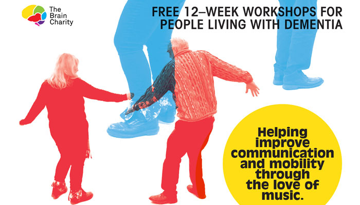 People dancing - free 12-week workshops for people living with dementia