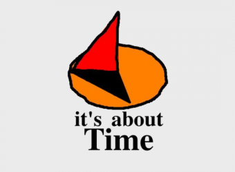 About time podcast logo