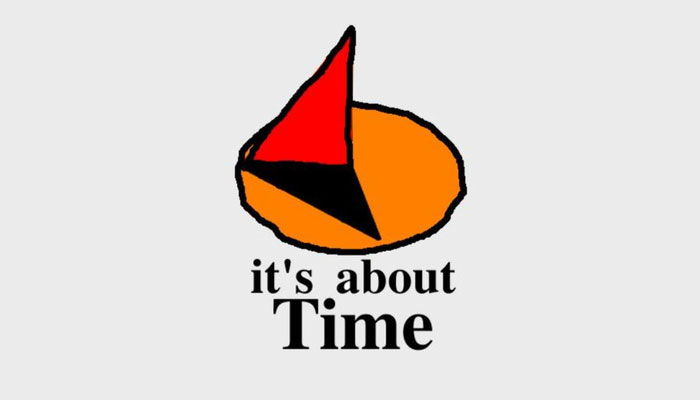 About time podcast logo