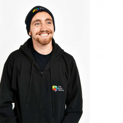 The Brain Charity hoodie with embroidered logo