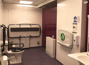 The Changing Places facility at The Brain Charity in Liverpool