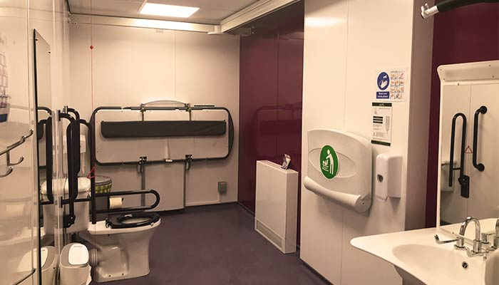 The Changing Places facility at The Brain Charity in Liverpool