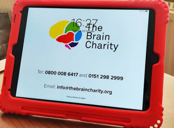 The Brain Charity's iPad service in hospitals