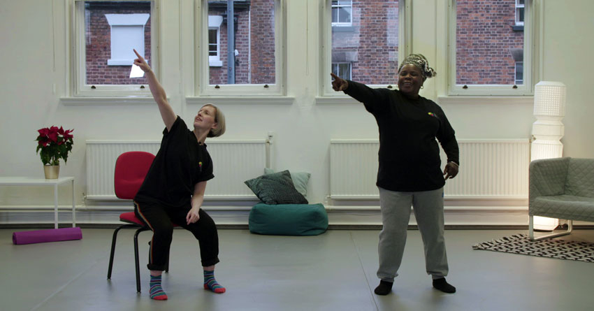 The Brain Charity's dance workshops coupled with physiotherapy for people with dementia - online video series