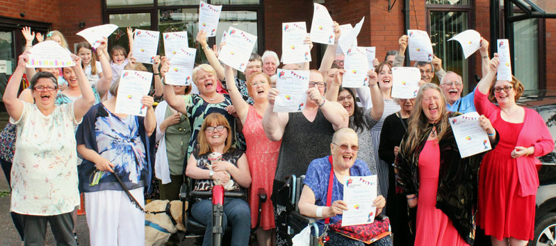 Volunteers at The Brain Charity in Liverpool