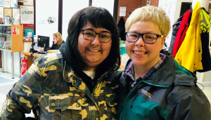 Laura and her wife Debbie