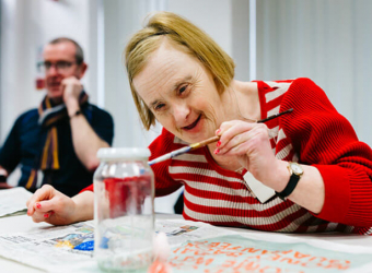 Craft workshop at The Brain Charity