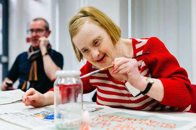 Craft workshop at The Brain Charity