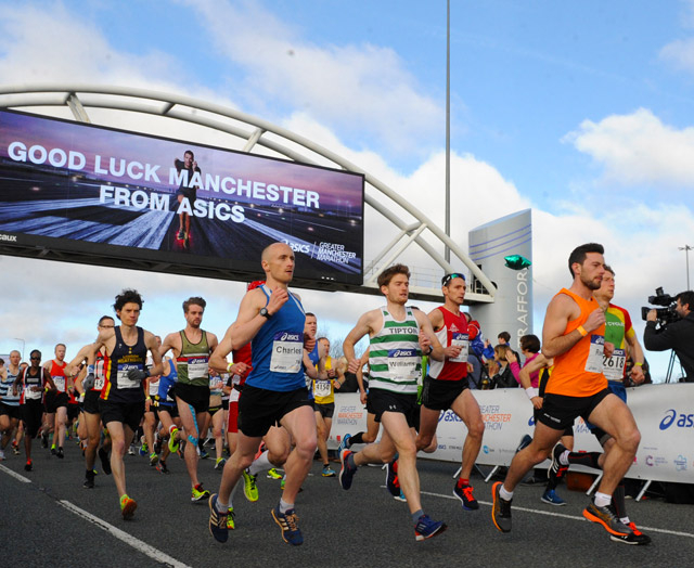 Manchester Marathon runners