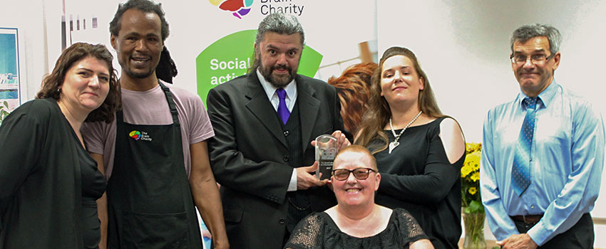 The Brain Charity receives the Queens Award for Voluntary Service