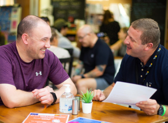 Getting employment advice at The Brain Charity in Liverpool