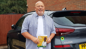 Hidden Disabilities Sunflower wearer Paul Pengelly can now display the Sunflower on his vehicle thanks to the new partnership with National Highways