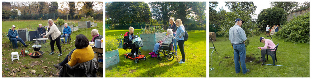 The therapeutic gardening group at Sudley