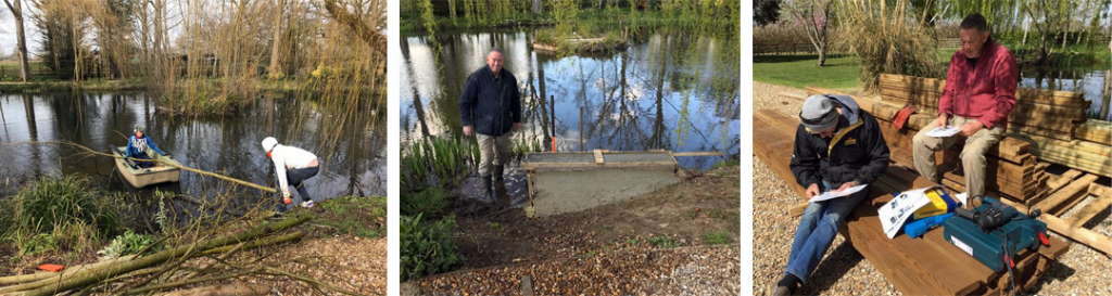 The team start to assemble the bridge