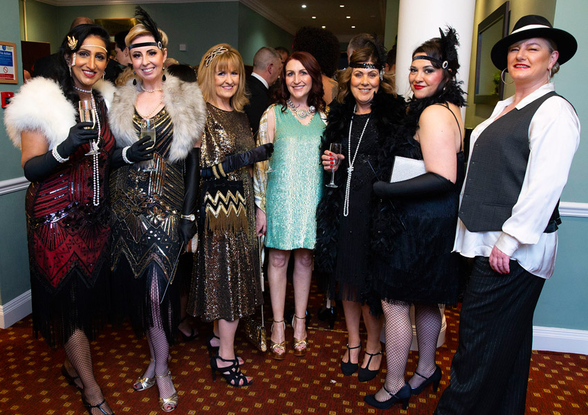 Ball goers at The Brain Charity Roaring 20s Ball 2022