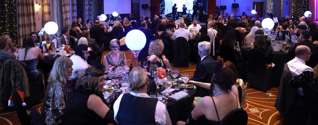 General room view of The Brain Charity Roaring 20s Ball 2022