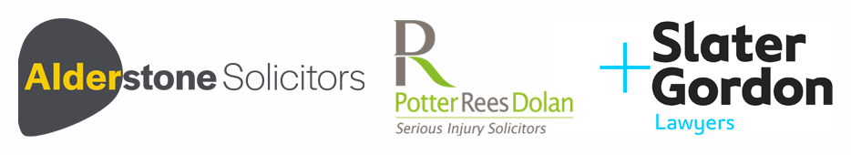 Logos of The Brain Charity's legal partners