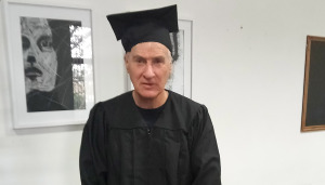 John at his Neuro-versity graduation ceremony