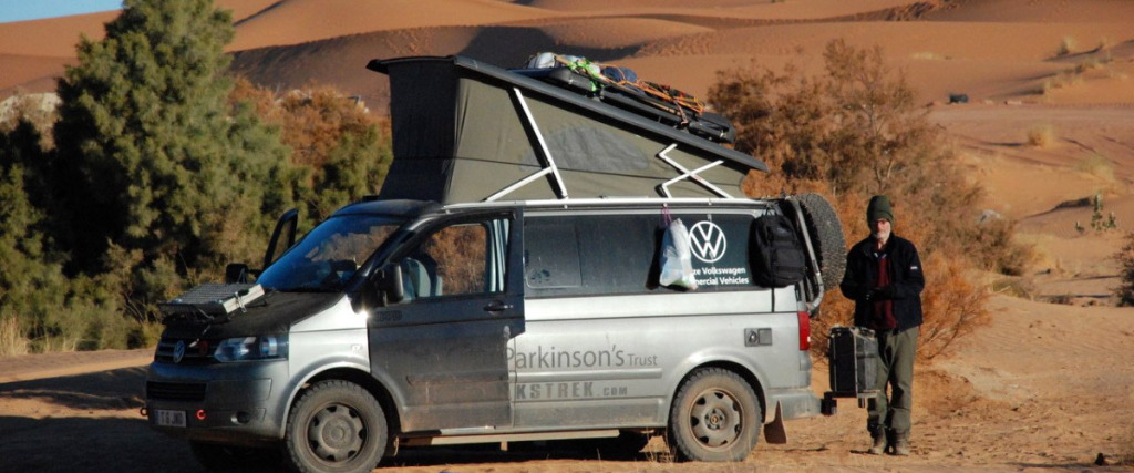 Guy Deacon travelling across Africa with his van