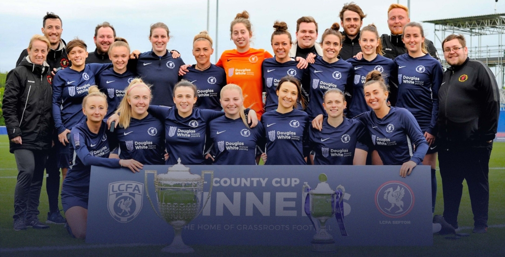 Liverpool Feds women's senior team Liverpool FA County Cup winners 2022