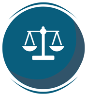 Legal scales icon