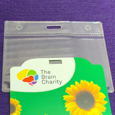 clear plasic wallet to fit a Hidden Disabilities Sunlower card