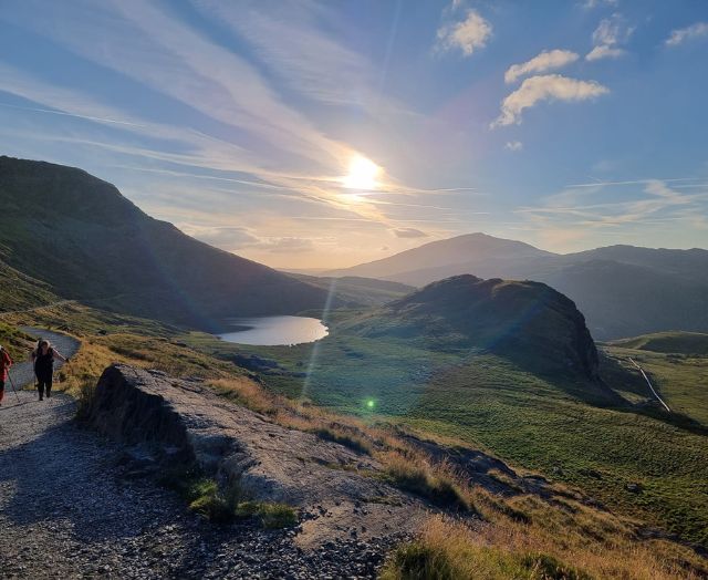 A stunning view taken during the Three Peaks Challenge.