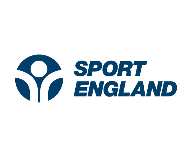 Sport England logo. Thank you to Sport England for supporting The Brain Charity.