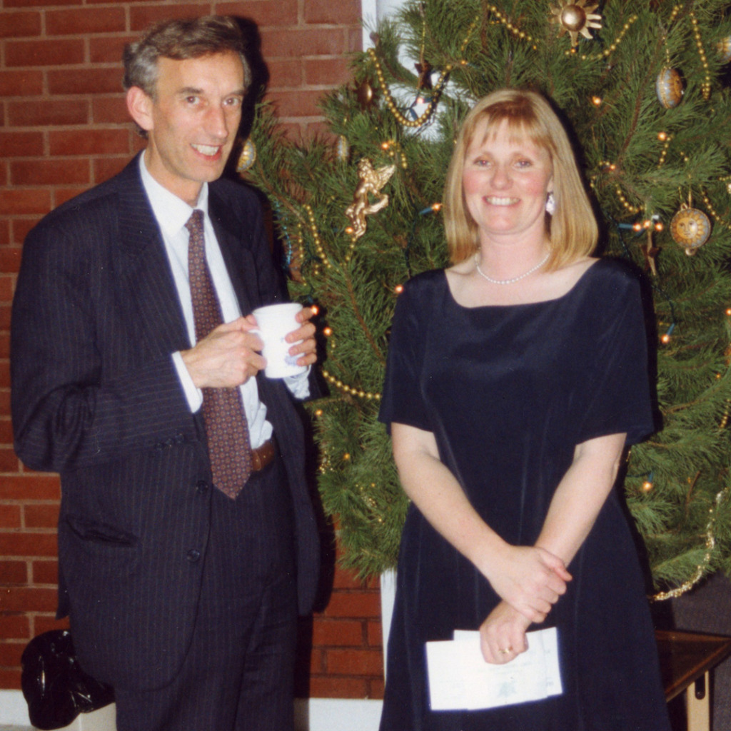 Professor Ian Williams and Maureen Kelly