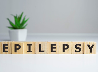 An image of building blocks spelling out the word 'epilepsy'