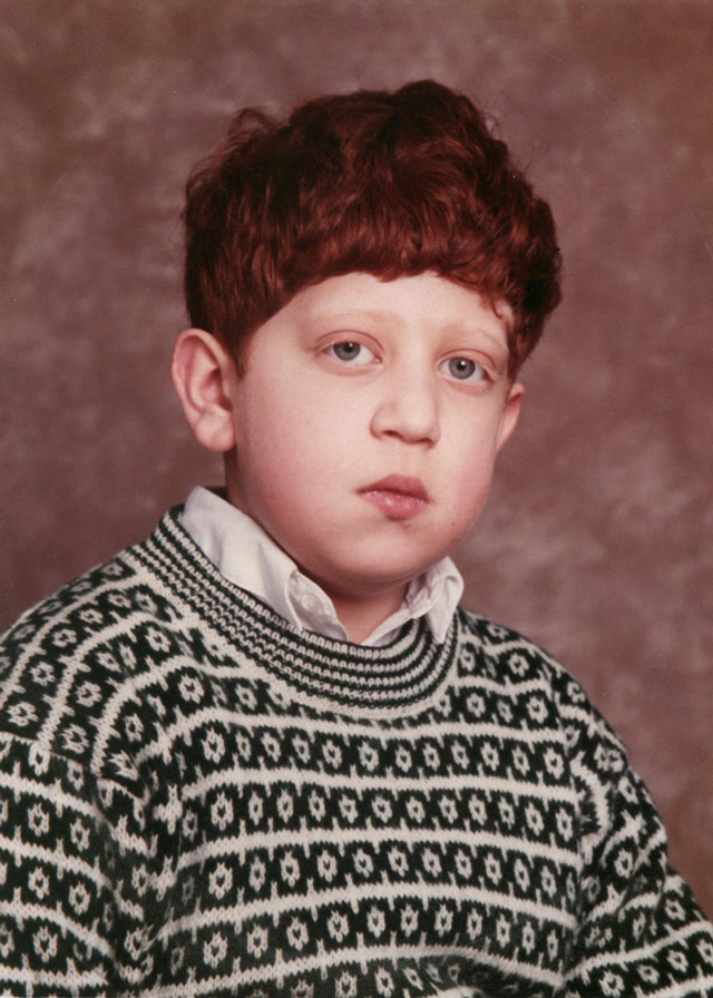 A school photo of Mahir aged 8