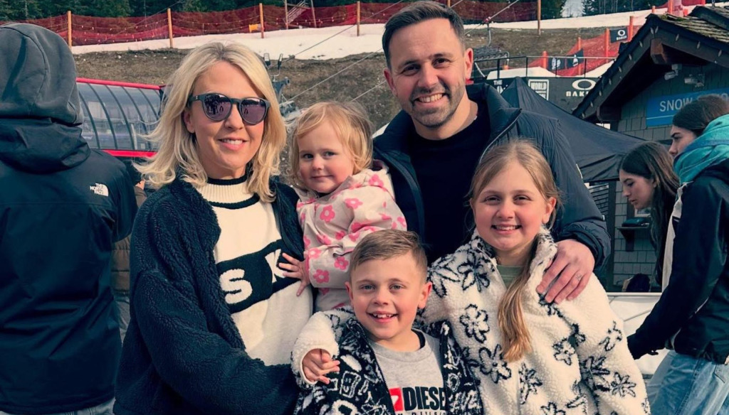 Fundraiser Neil with his family