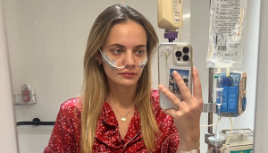 Millie Bridger posing for photo in mirror