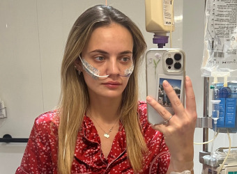 Millie Bridger posing for photo in mirror