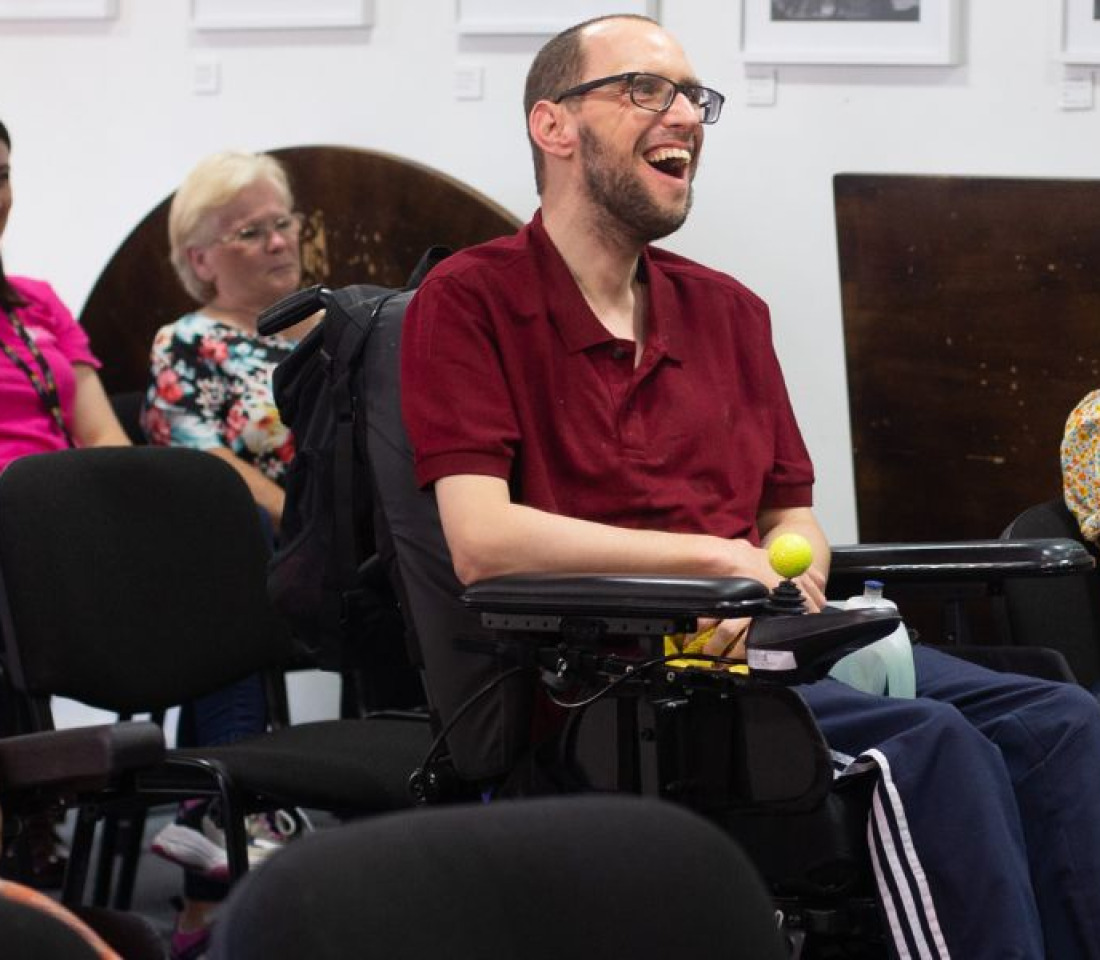 An audience enjoying a performance