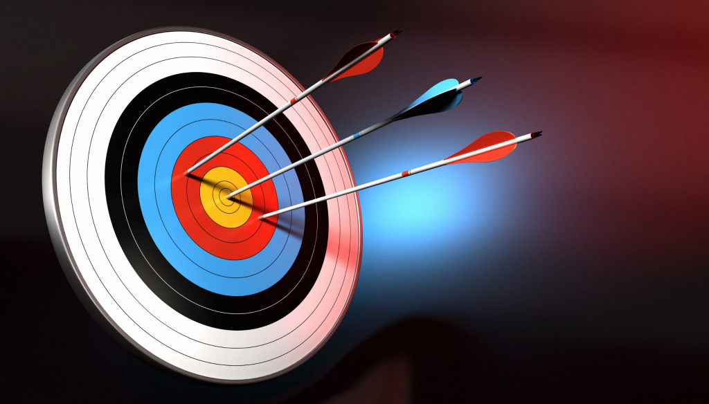 Image of arrows in a target