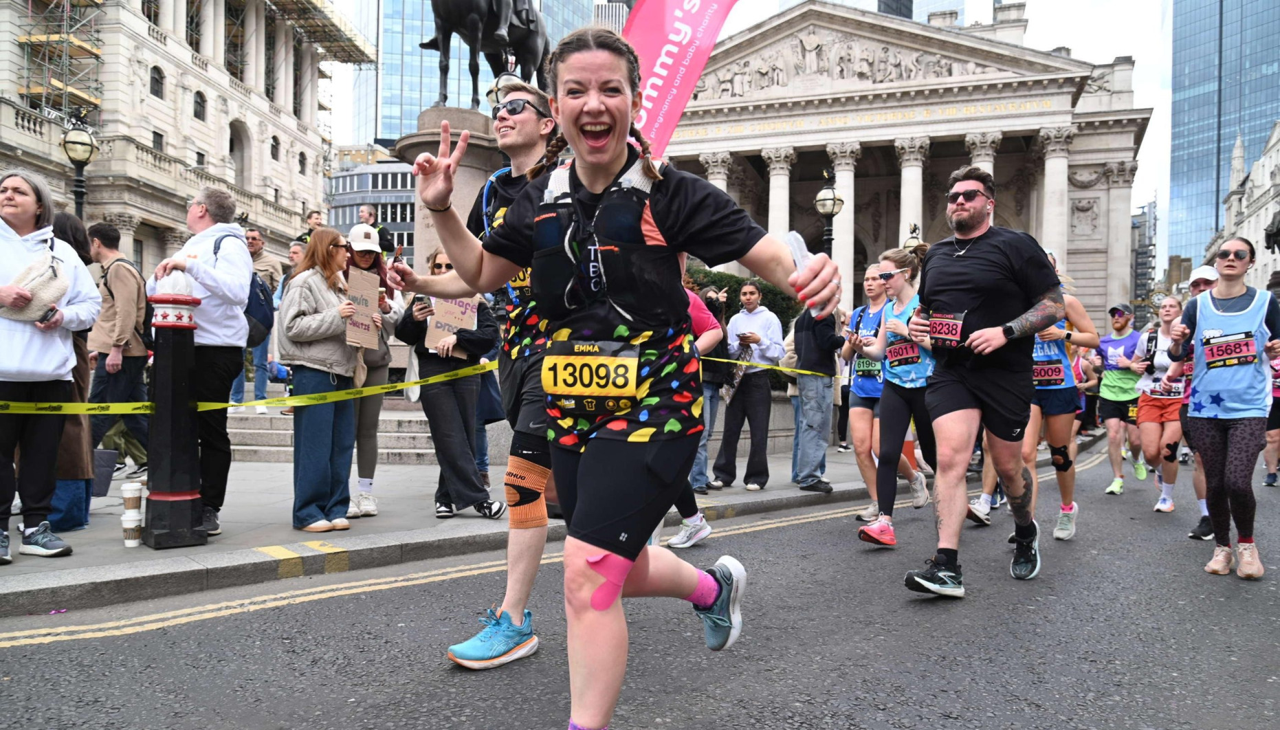 Simon and Emma Bowles running London Landmarks