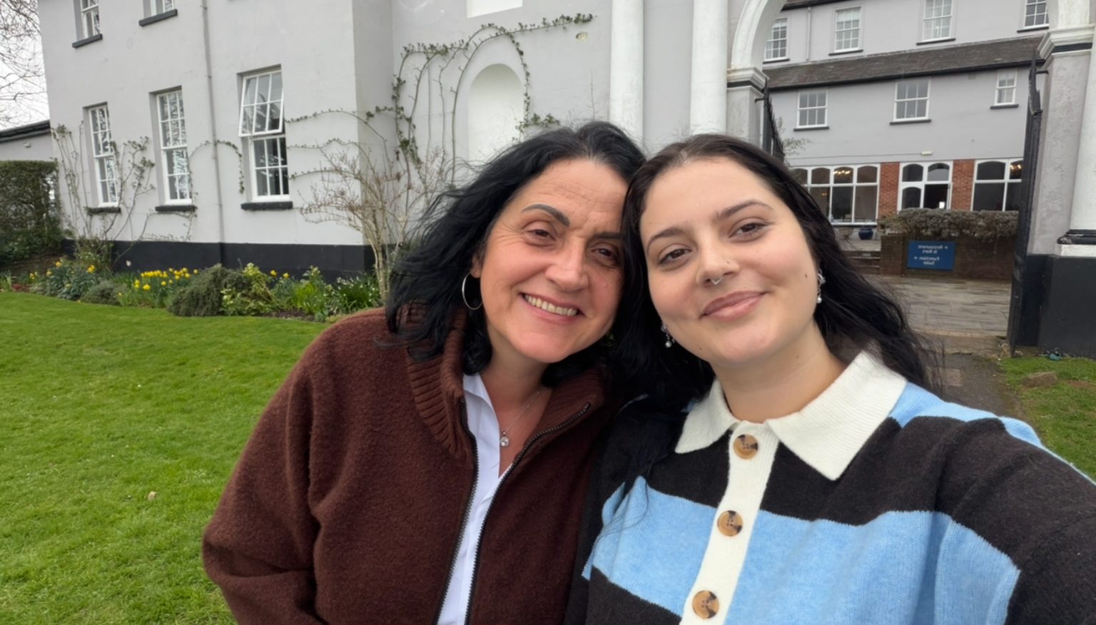 Poppy and her mum