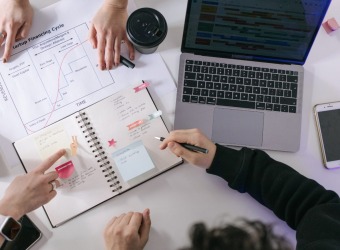 People working together in an office