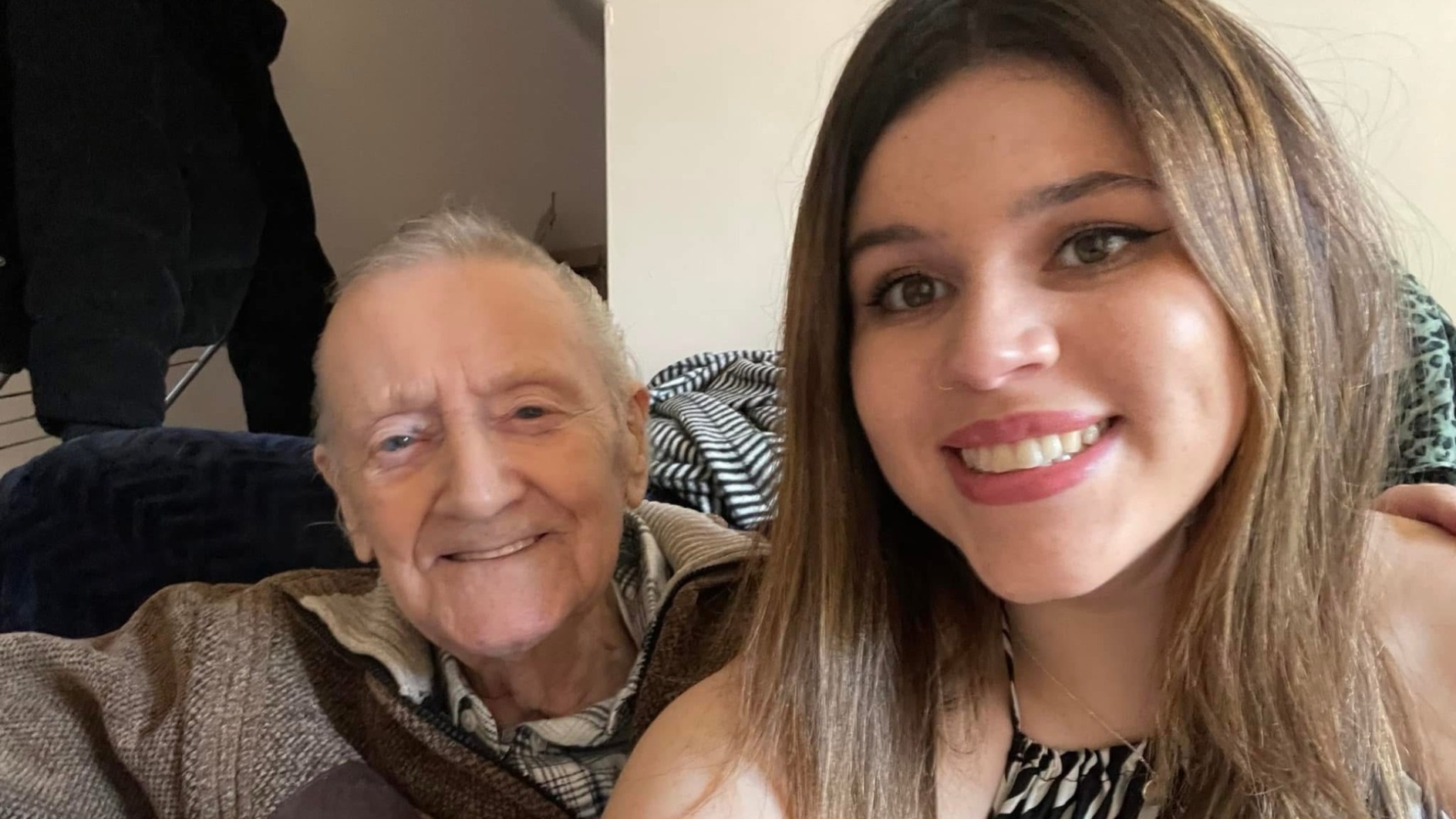 Melissa & her grandad Eric