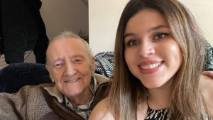 Melissa & her grandad Eric